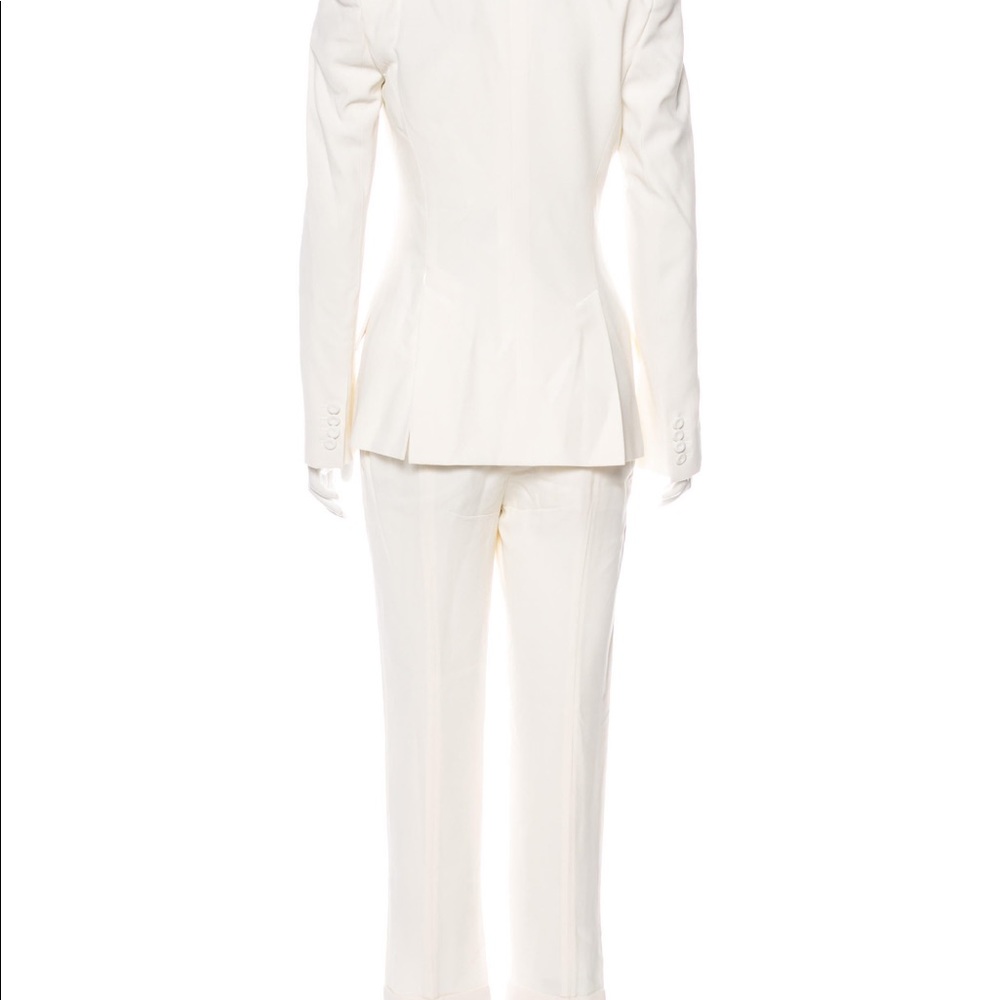Alexander McQueen Ivory Pant Suit - Picture 3 of 8